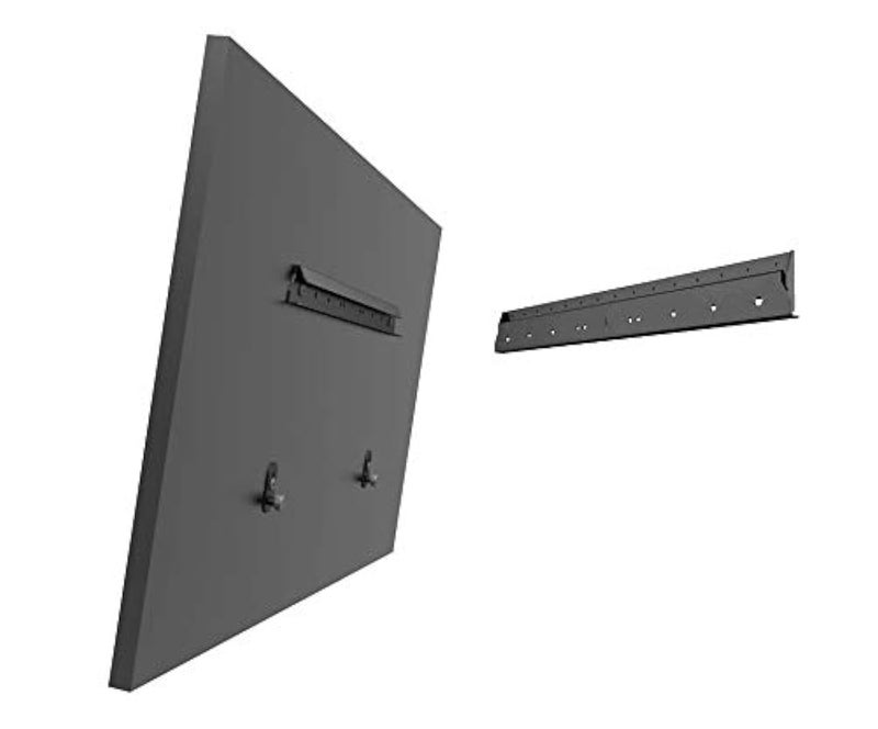 Mount Plus MP-NS400 No Stud Tilt TV Wall Mount | Quick Studless Install with No Drill | Low Profile for 22" to 55" TVs Up to 70LBS | Steel Frame Securely Anchors TV to Dry Wall (1 Pack) - Image 1